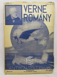 Verne, Jules (Julius), Verne romány řada třetí, sešity 93-97: Archipel v plamenech (kompletní román v 5 sešitech), 1931