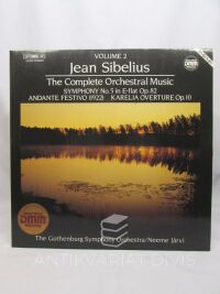 Sibelius, Jean, The Complete Orchestral music volume 2: Symphony No. 5 in E-flat op. 82, Andante festivo (1922), Karelia overture op. 10, 1984