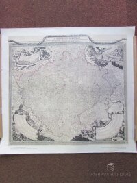 kolektiv, autorů, Nástěnná mapa Čech Josepha Ferdinanda Bock-Polacha (r. 1808), 0