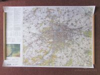 kolektiv, autorů, Nástěnná mapa Praha (1:50 000), 2005