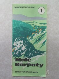 kolektiv, autorů, Letná turistická mapa Malé Karpaty, 1989