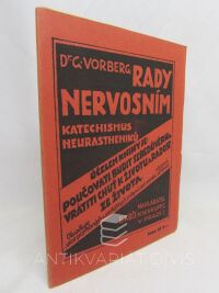 Vorberg, G., Rady nervosním, 1924