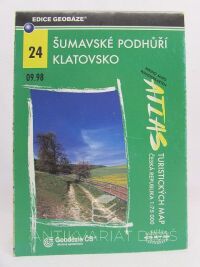 kolektiv, autorů, Atlas turistických map Česká rebuplika 1:75000: 24. Šumavské podhůří - Klatovsko, 1998