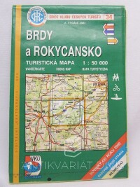 kolektiv, autorů, Brdy a Rokycansko - turistická mapa 1:50000, 2002