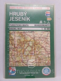 kolektiv, autorů, Hrubý Jeseník - turistická mapa 1:50000, 1999