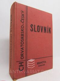 Sobotka, Otto, Chorvatsko-český slovník, 1973