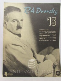 Dvorský, Rudolf Antonín, Album 13, 1941