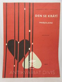 Merhaut, Boris, Lemarque, , Révil, , Den se krátí, Marjolaine, 1963