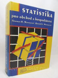 Wonnacot, Thomas H., Wonnacot, Ronald J., Statistika pro obchod a hospodářství, 1993